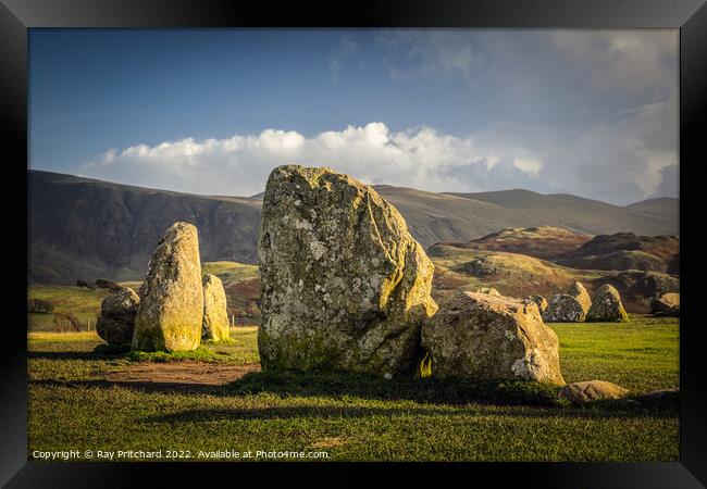 Castlerigg Stones Framed Print by Ray Pritchard