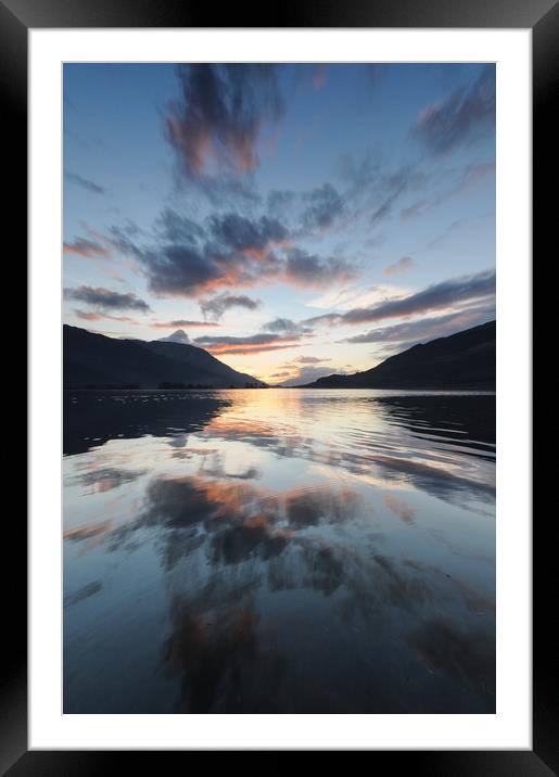 Majestic Sunset over Ballachulish Framed Mounted Print by Mark Greenwood