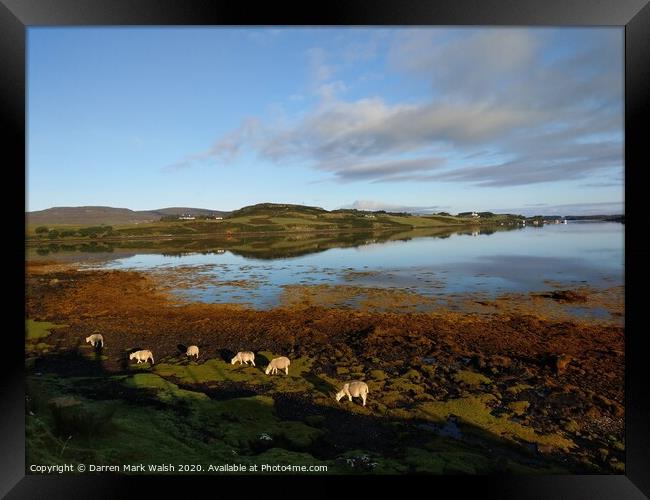 Morning at Loch Dunvegan Framed Print by Darren Mark Walsh