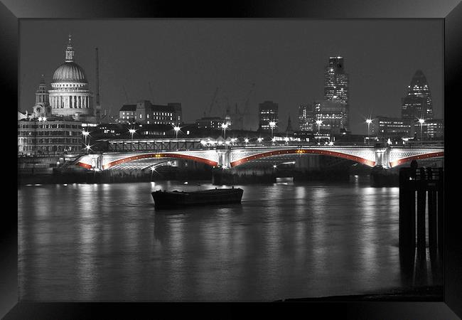 London Skyline Framed Print by Neil Gavin