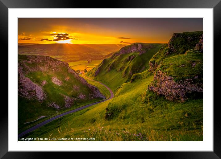 WINNATS PASS to HOPE VALLEY Framed Mounted Print by Tim Hill