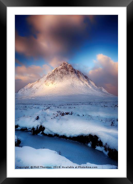 Stob Dearg No.4 Framed Mounted Print by Phill Thornton