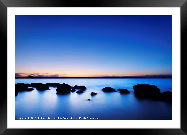 Belhaven Bay No.3 Framed Mounted Print by Phill Thornton