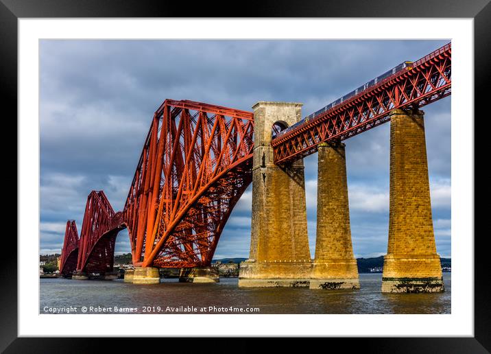 The Forth Bridge Framed Mounted Print by Robert Barnes