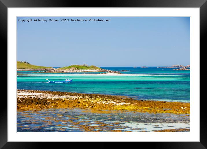 Scilly Isles Framed Mounted Print by Ashley Cooper