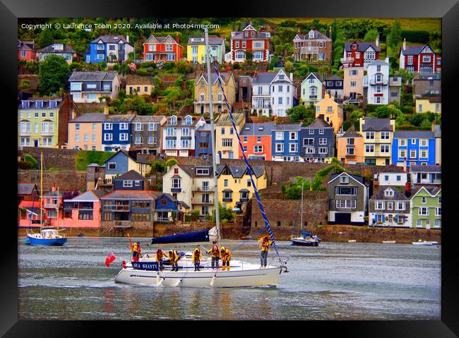 Dartmouth Harbour Framed Print by Laurence Tobin