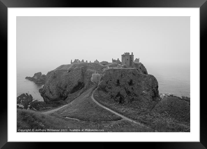 Dunnotar Castle  Framed Mounted Print by Anthony McGeever
