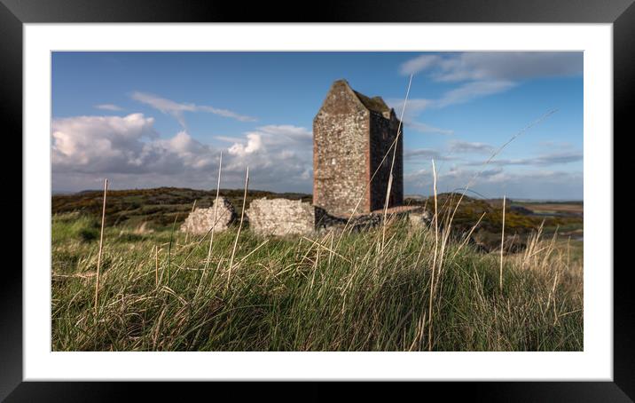 Smailholm Tower Framed Mounted Print by Anthony McGeever