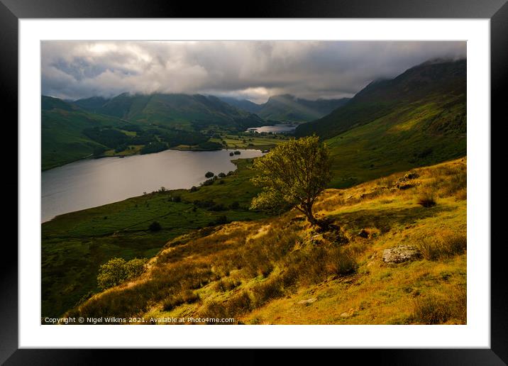 Break in the Clouds - Lake District Framed Mounted Print by Nigel Wilkins