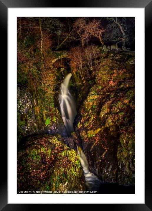 Aira Force Framed Mounted Print by Nigel Wilkins