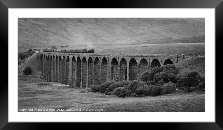 Ribblehead Viaduct Framed Mounted Print by Nigel Wilkins