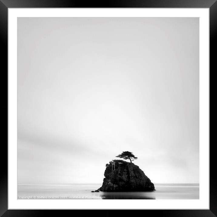 Izumo Rock (2010) Framed Mounted Print by Stefano Orazzini