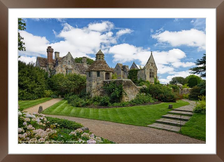 Nymans an English Garden in West Sussex England UK Framed Mounted Print by John Gilham
