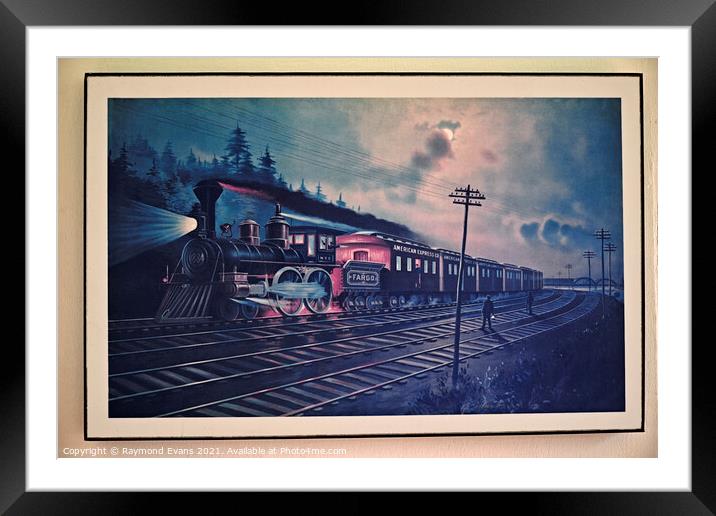 Fargo Express  Framed Mounted Print by Raymond Evans