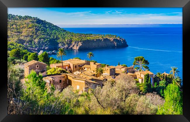 Beautiful island scenery of Mallorca Framed Print by Alex Winter