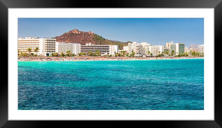 Cala Millor, Spain Beach Framed Mounted Print by Alex Winter