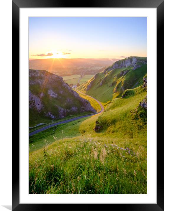 Buy Framed Mounted Prints of Winnats Pass Derbyshire Peak District by Tim Hill