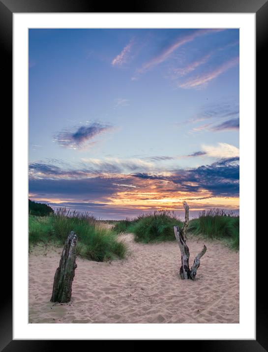 Wells Sunset  Framed Mounted Print by Bryn Ditheridge