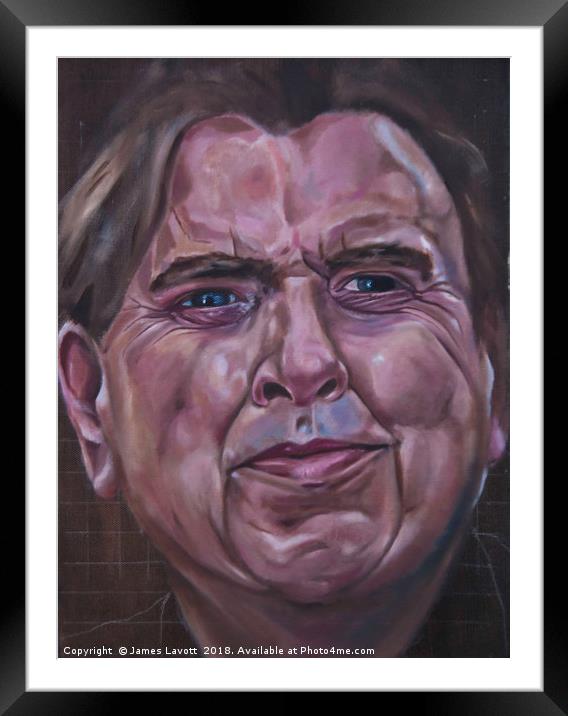 Timothy Spall Framed Mounted Print by James Lavott