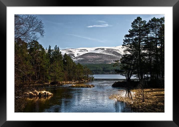 Cairngorm and Loch Morlich Framed Mounted Print by Jacqi Elmslie