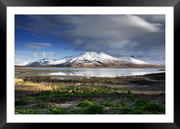 Loch na Keal, Isle of Mull Framed Mounted Print by Jacqi Elmslie
