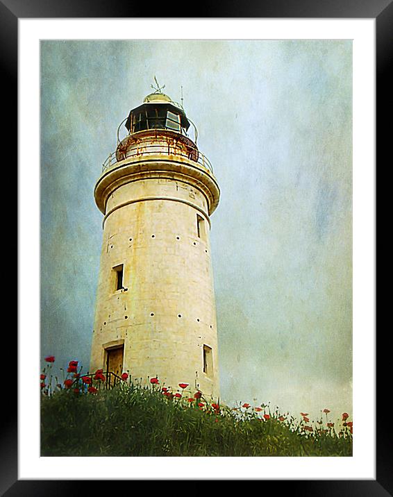 Paphos Lighthouse, Cyprus Framed Mounted Print by Aj’s Images