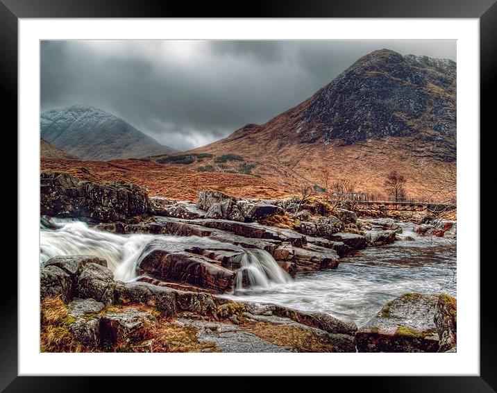 The River Etive Scotland Framed Mounted Print by Aj’s Images