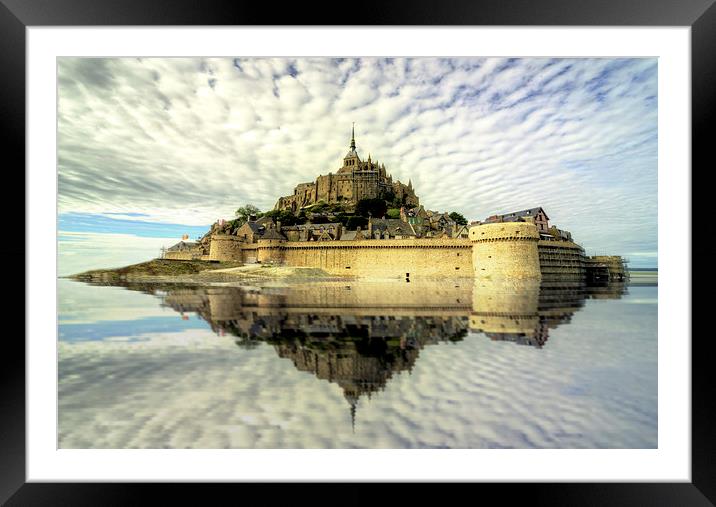 Mont St Michel Framed Mounted Print by Rob Hawkins