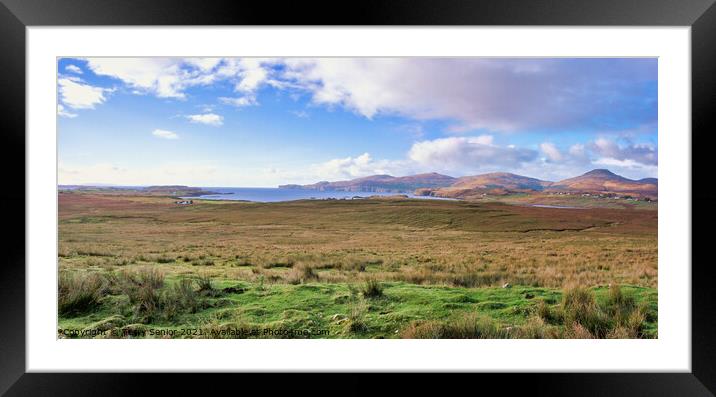 Panorama of Sligachan, Cuillin Hills, Isle of Skye Framed Mounted Print by Terry Senior