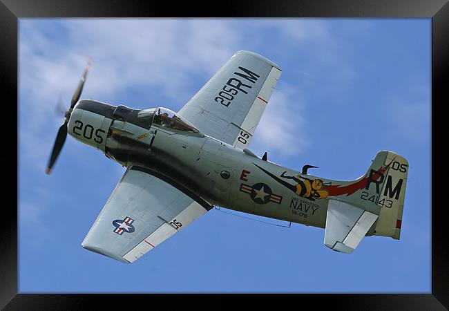 Douglas Skyraider Framed Print by Oxon Images