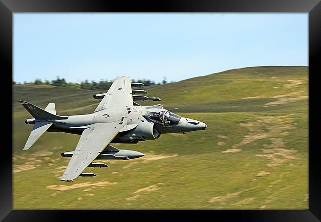 BAE Systems Harrier GR9 Jump Jet ZD437 Framed Print by Oxon Images