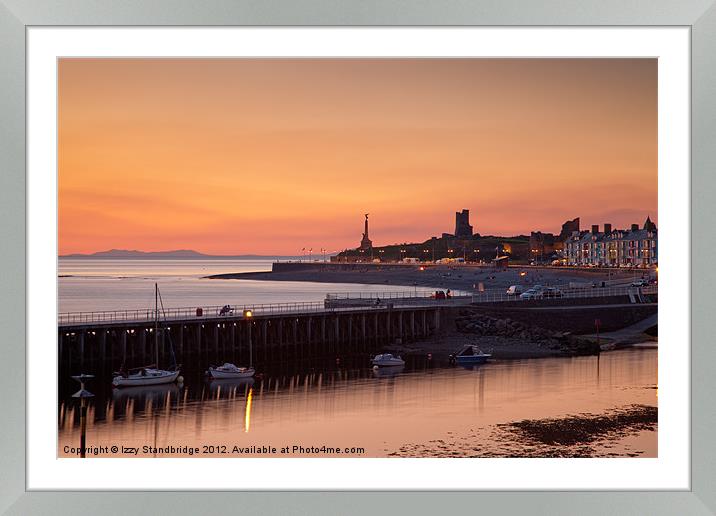 Aberystwyth sunset Framed Mounted Print by Izzy Standbridge