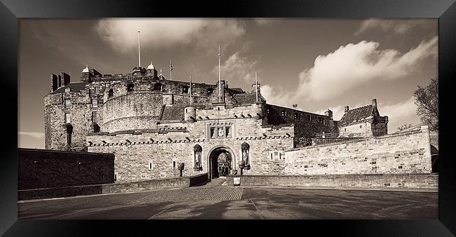 Edinburgh Castle Framed Print by Stuart Jack