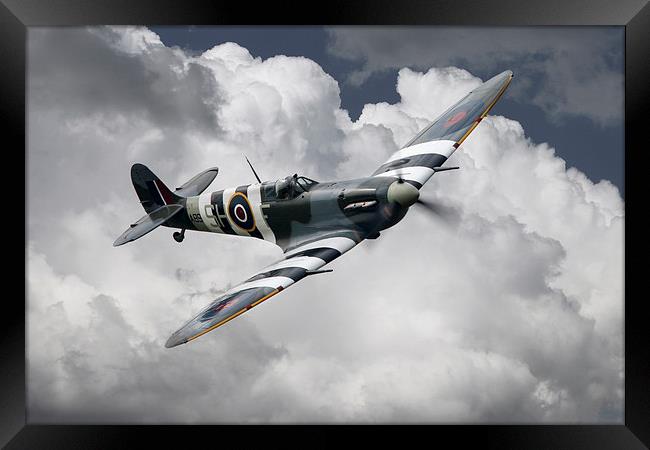 Spitfire Mk Vb AB910  Framed Print by J Biggadike