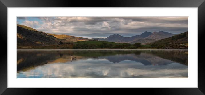 Snowdon panoramic Framed Mounted Print by Rory Trappe