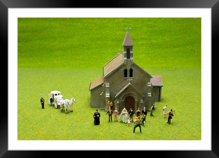 The Wedding Day 1 Framed Mounted Print by Steve Purnell