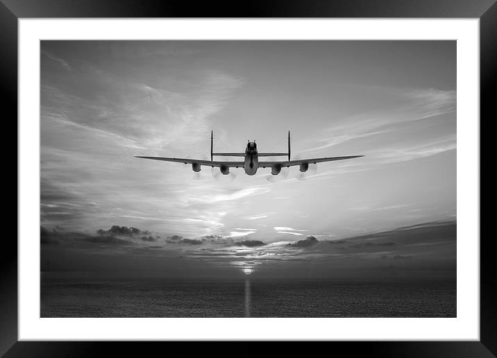 "And in the morning...": Lancaster into the sunset Framed Mounted Print by Gary Eason