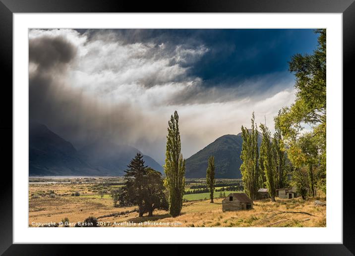 North of Glenorchy Framed Mounted Print by Gary Eason