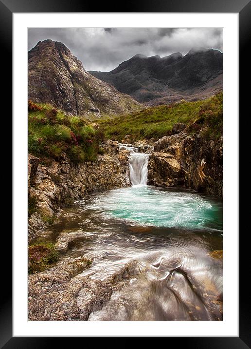 The Fairy Pools Isle of Skye Framed Mounted Print by Derek Beattie