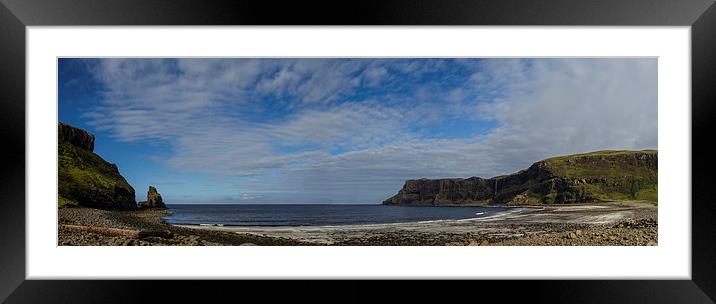 Talisker Bay Isle of Skye Framed Mounted Print by Derek Beattie
