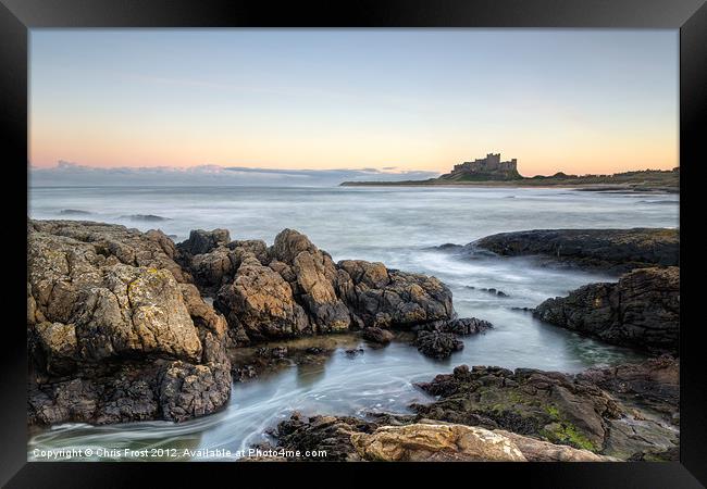 Path to Bamburgh Castle Framed Print by Chris Frost