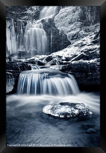 Fresh Falls at Scaleber Force Framed Print by Chris Frost