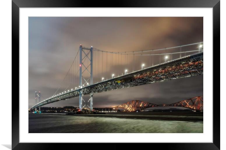 Buy Framed Mounted Prints of Queensferry Bridge Crossing by Andy Anderson