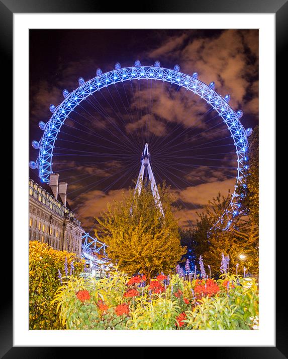 London Eye Framed Mounted Print by Clive Eariss