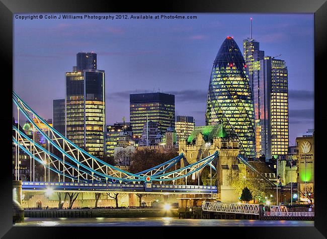 The City Of London Framed Print by Colin Williams Photography