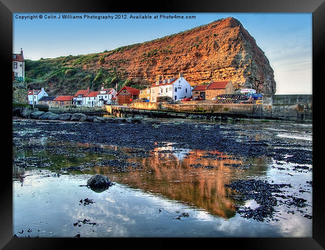 Incoming Tide Staithes Framed Print by Colin Williams Photography