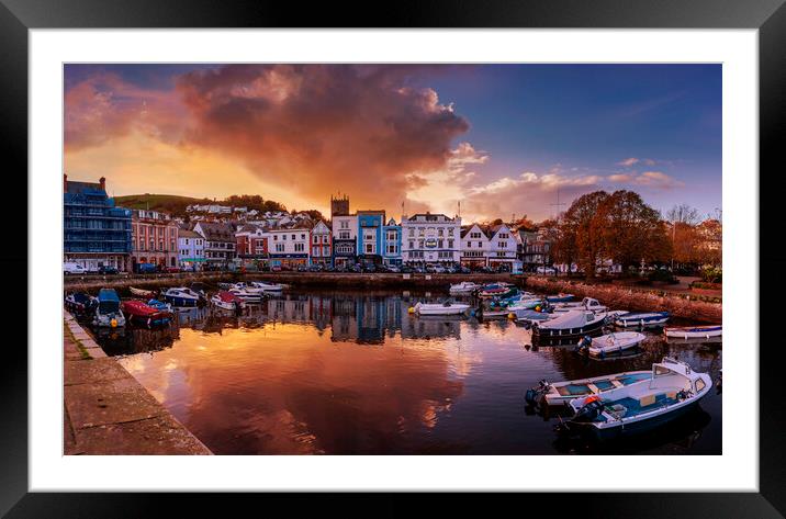 Dartmouth Harbour, Devon, Framed Mounted Print by Maggie McCall