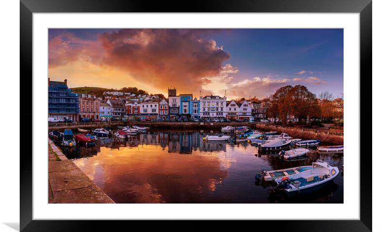 Buy Framed Mounted Prints of Dartmouth Harbour, Devon, by Maggie McCall