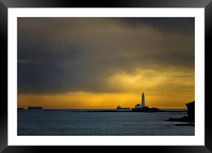 Early morning at St Marys Framed Mounted Print by Jim Jones