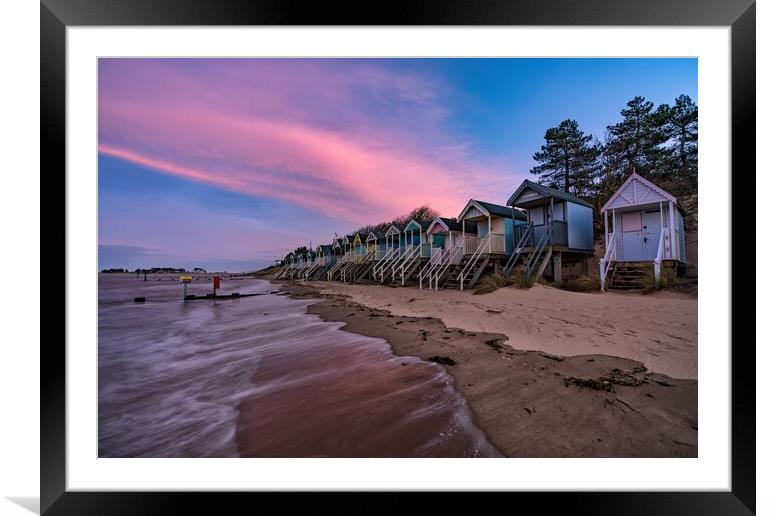Buy Framed Mounted Prints of Lingering colours of sunset -Wells-next-the-Sea by Gary Pearson